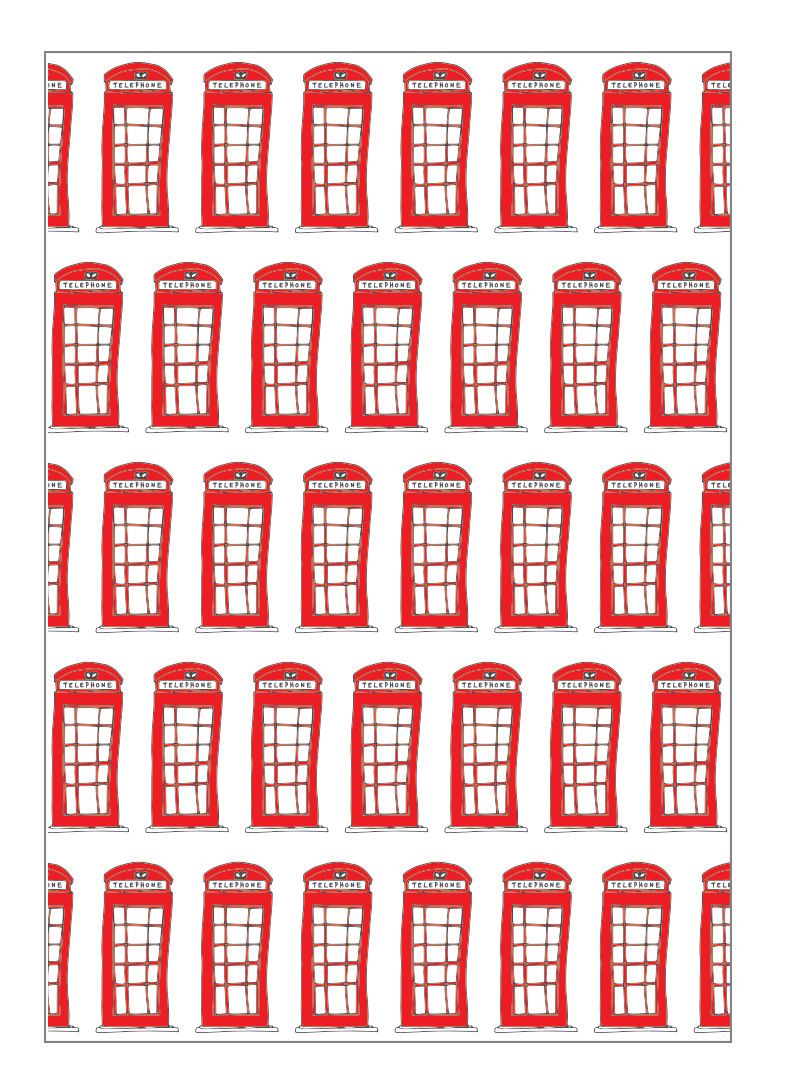 Telephone Boxes Greeting Card