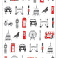London Icons Greeting Card