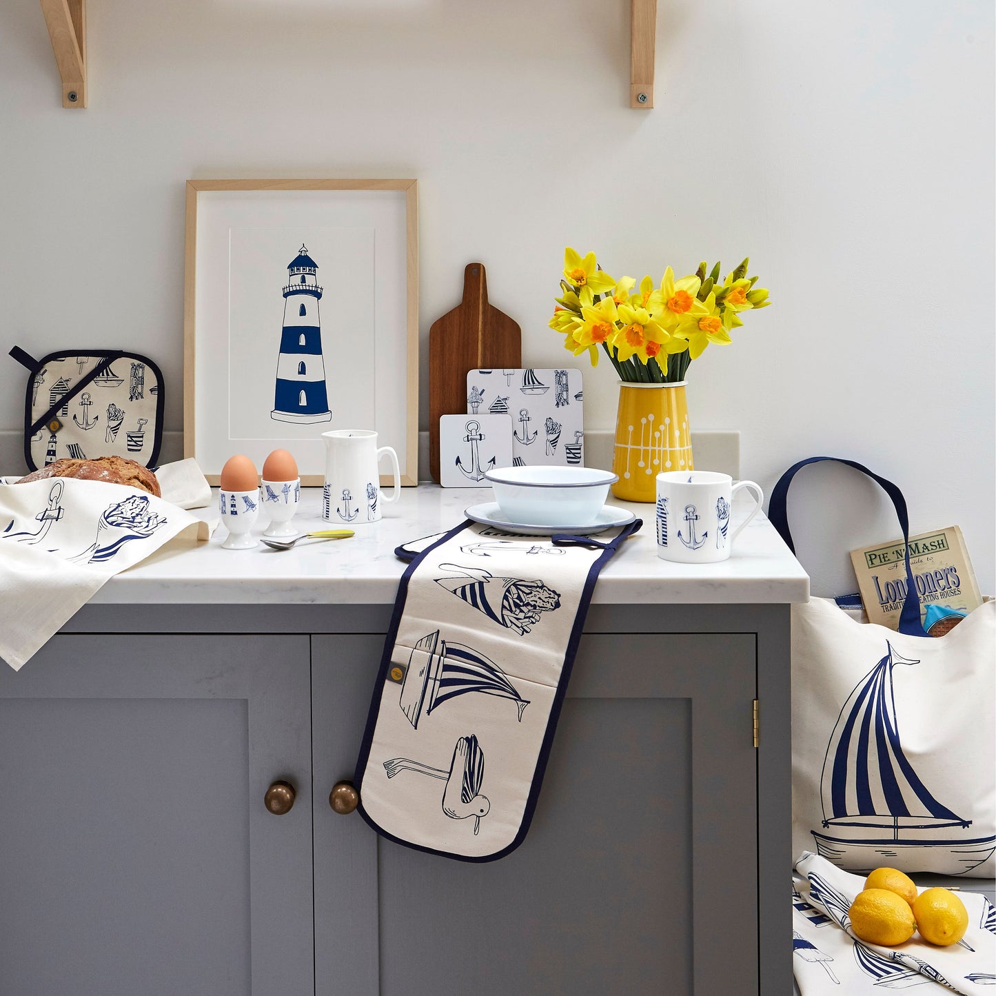 Nautical Tea Towel