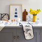 Nautical Beachscape Oven Glove