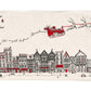 Santa's Sleigh Tea Towel