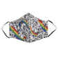 Roses and Rainbows Fabric Face Masks